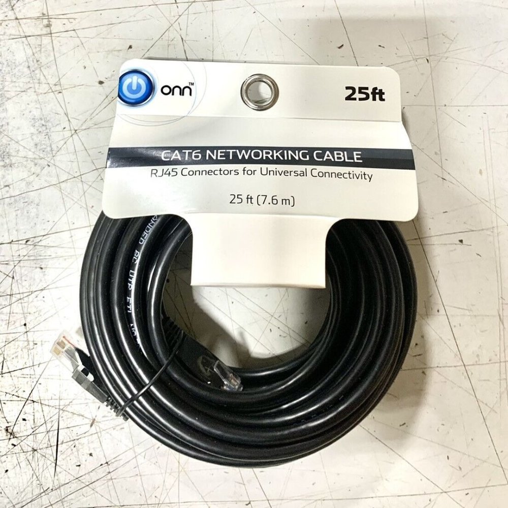 Onn CAT6 Network Cable 25’